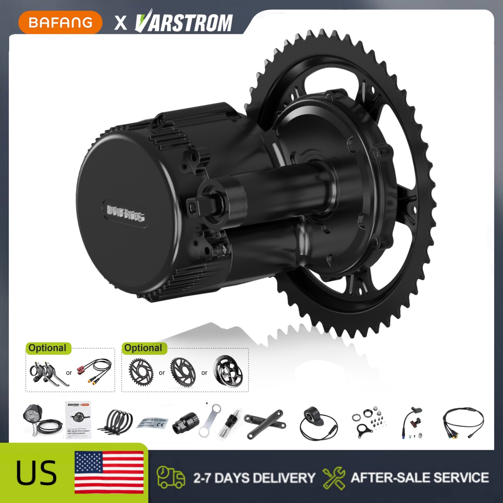 BAFANG 48V 500W 750W Mid Drive - Bafang Bbs02B 48V 750W Mid Drive Kit ulasan dan harga