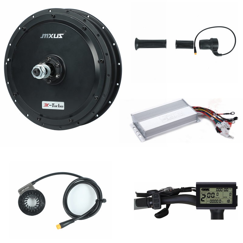 Electric Bike Bicycle Kit Ebik - 72V 5000W Hub Motor Kit ulasan dan harga
