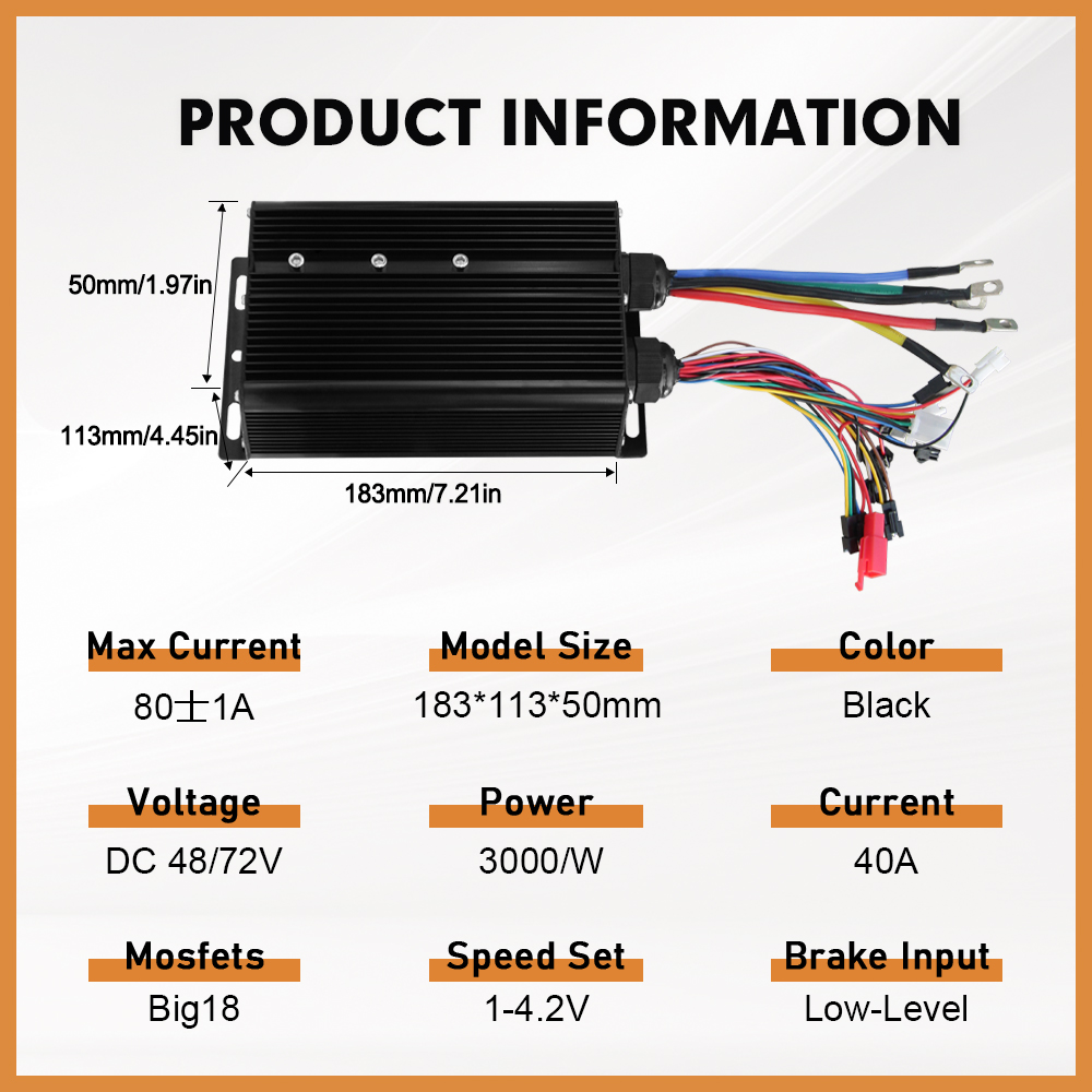 Electric Bike 3Mode Sine Wave  - 72V 5000W Hub Motor Kit ulasan dan harga